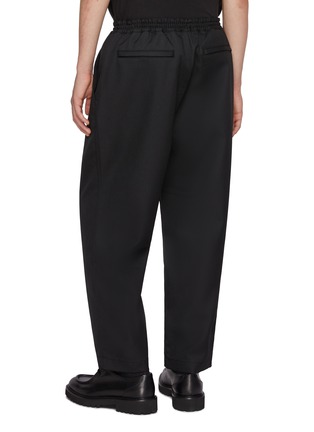 Back View - Click To Enlarge - COMME DES GARÇONS HOMME - Elasticated Key Ring Wool Pants