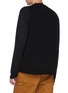 Back View - Click To Enlarge - COMME DES GARÇONS HOMME - Zip Up Multiple Pocket Wool Vest