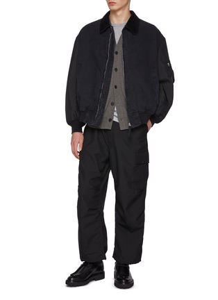 COMME DES GARCONS HOMME Collared Bomber Jacket Men Lane Crawford