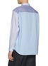 Back View - Click To Enlarge - COMME DES GARÇONS HOMME - Contrast Shoulder Back Pocket Cotton Shirt