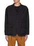Main View - Click To Enlarge - COMME DES GARÇONS HOMME - Notch Lapel Single Breasted Flap Pocket Wool Blend Blazer