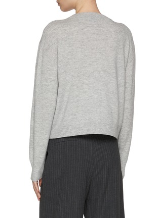 Back View - Click To Enlarge - MARELLA - Long Sleeve Wool Sweater