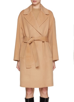 Main View - Click To Enlarge - MARELLA - Belted Wool Coat