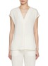 Main View - Click To Enlarge - MARELLA - Sap Sleeve Fluid Satin Blouse