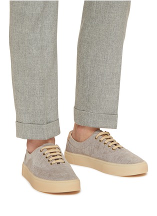Figure View - Click To Enlarge - BRUNELLO CUCINELLI - Lace Up Sneakers
