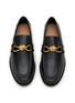 Detail View - Click To Enlarge - BOTTEGA VENETA - Astaire Metallic Knot Leather Loafers