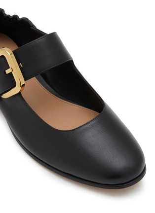 BOTTEGA VENETA | Astaire Leather Mary Jane Ballerina Flats