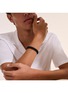 - JOHN HARDY - Icon Extension Sterling Silver Rubber Bracelet — Size UL