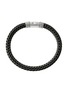  - JOHN HARDY - Icon Extension Sterling Silver Rubber Bracelet — Size UL