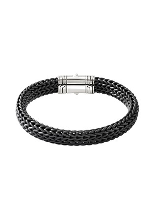 Main View - Click To Enlarge - JOHN HARDY - Icon Extension Sterling Silver Rubber Bracelet — Size UL