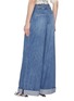 Back View - Click To Enlarge - ALICE & OLIVIA - Harriet Paper Bag Medium Washed Jeans