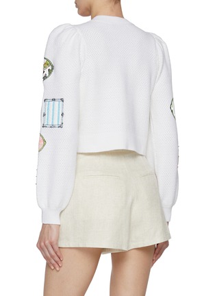 Back View - Click To Enlarge - ALICE & OLIVIA - Kitty Frame Stace Cardigan