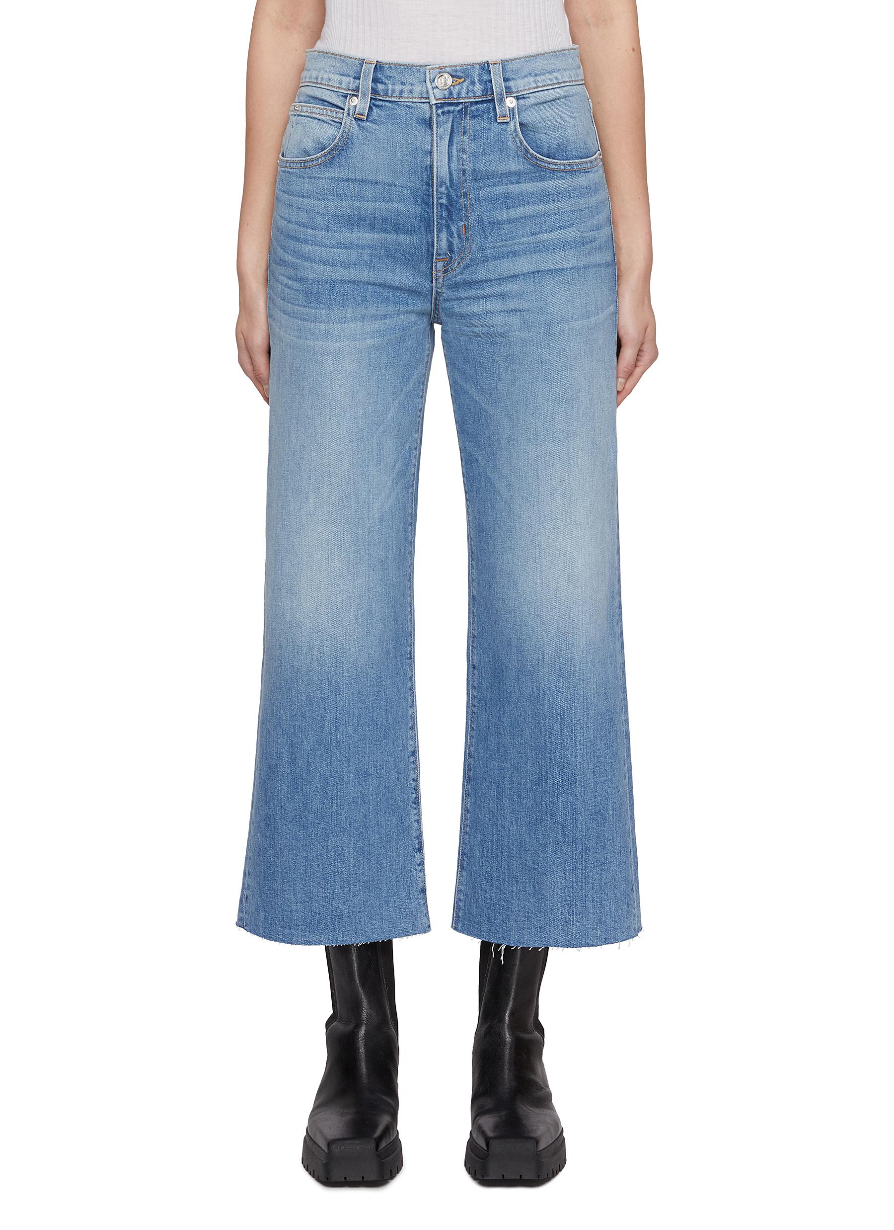 Grace Light Washed Cropped Leg Jeans