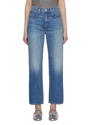 Main View - Click To Enlarge - SLVRLAKE - London Ankle Medium Wash Jeans