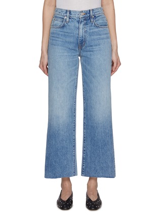 Main View - Click To Enlarge - SLVRLAKE - Grace Crop Medium Wash Jeans