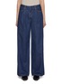 Main View - Click To Enlarge - SLVRLAKE - Infinite Dream Raw Waistband Cotton Jeans