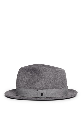Figure View - Click To Enlarge - RAG & BONE - 'Hackman' wool felt fedora hat