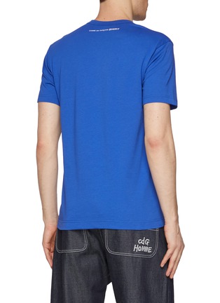 Back View - Click To Enlarge - COMME DES GARÇONS SHIRT - Logo Cotton T-Shirt