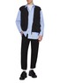 Figure View - Click To Enlarge - COMME DES GARÇONS SHIRT - Buttoned Hem Cropped Wool Pants