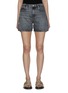 Main View - Click To Enlarge - FRAME - Washed Cotton Denim Shorts