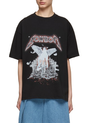 Main View - Click To Enlarge - BONBOM - Goddess Of Soul Printed Cotton T-Shirt