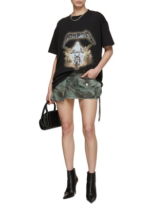 Figure View - Click To Enlarge - BONBOM - Runner At The Desert Printed Cotton T-Shirt
