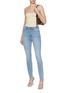 Figure View - Click To Enlarge - RAG & BONE - Nina Light Washed Skinny Jeans
