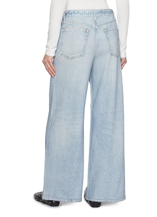 Back View - Click To Enlarge - RAG & BONE - Miramar Sofie Light Washed Cropped Jeans