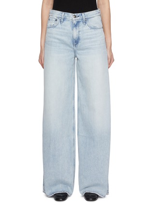 Main View - Click To Enlarge - RAG & BONE - Sofie Featherweight Light Washed Jeans