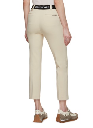 Back View - Click To Enlarge - SOUTHCAPE - Logo Waist Tapered Pants