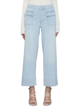 Main View - Click To Enlarge - FRAME - 70S Pocket Crop Straight Jeans