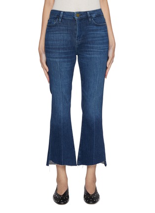 Main View - Click To Enlarge - FRAME - Le Crop Mini Boot Cascade Jeans