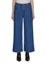 Main View - Click To Enlarge - FRAME - Pixie Wide Leg Medium Washed Jeans