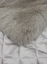 Detail View - Click To Enlarge - FRETTE - Luxury Fox Fur Throw — Light Grey