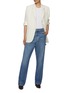 Figure View - Click To Enlarge - BOTTEGA VENETA - Slouchy Medium Wash Cargo Jeans