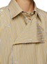  - BOTTEGA VENETA - Striped Button Up Cotton Shirt