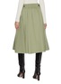 Back View - Click To Enlarge - BOTTEGA VENETA - Elastic Waist Cotton Skirt