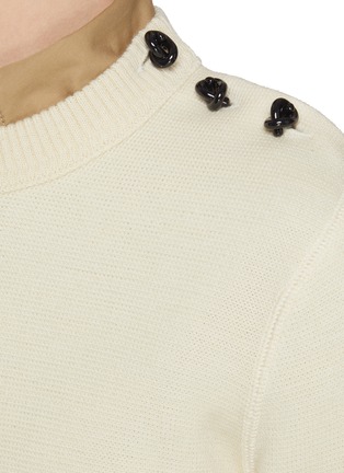  - BOTTEGA VENETA - Knotted Shoulder Wool Sweater