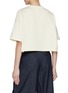 Back View - Click To Enlarge - BOTTEGA VENETA - Cotton Jersey Cropped T-Shirt