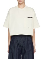 BOTTEGA VENETA | Cotton Jersey Cropped T-Shirt | Women | Lane Crawford