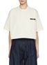 Main View - Click To Enlarge - BOTTEGA VENETA - Cotton Jersey Cropped T-Shirt