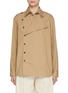 Main View - Click To Enlarge - BOTTEGA VENETA - Layered Cotton Twill Shirt