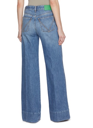 Back View - Click To Enlarge - BOTTEGA VENETA - Classic Loose Cotton Denim Jeans