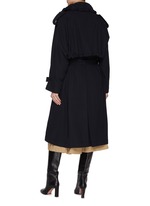 トレンチコート BOTTEGA VENETA BLACK WOOL TRENCH COAT Bottega Veneta - Black Trench Coat | Mitchell Stores
