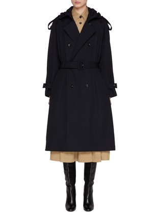 Main View - Click To Enlarge - BOTTEGA VENETA - Compact Wool Trench Coat