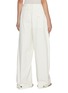 Back View - Click To Enlarge - BOTTEGA VENETA - Cotton Twill Wide Leg Cotton Trousers