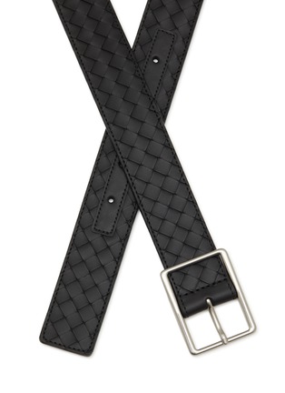 Detail View - Click To Enlarge - BOTTEGA VENETA - Piccolo Intrecciato Leather Belt