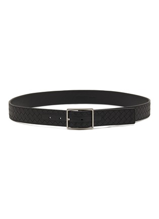 Main View - Click To Enlarge - BOTTEGA VENETA - Piccolo Intrecciato Leather Belt