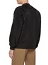 Back View - Click To Enlarge - TECLOR - Zippered Sleeve Pocket Bomber Jacket