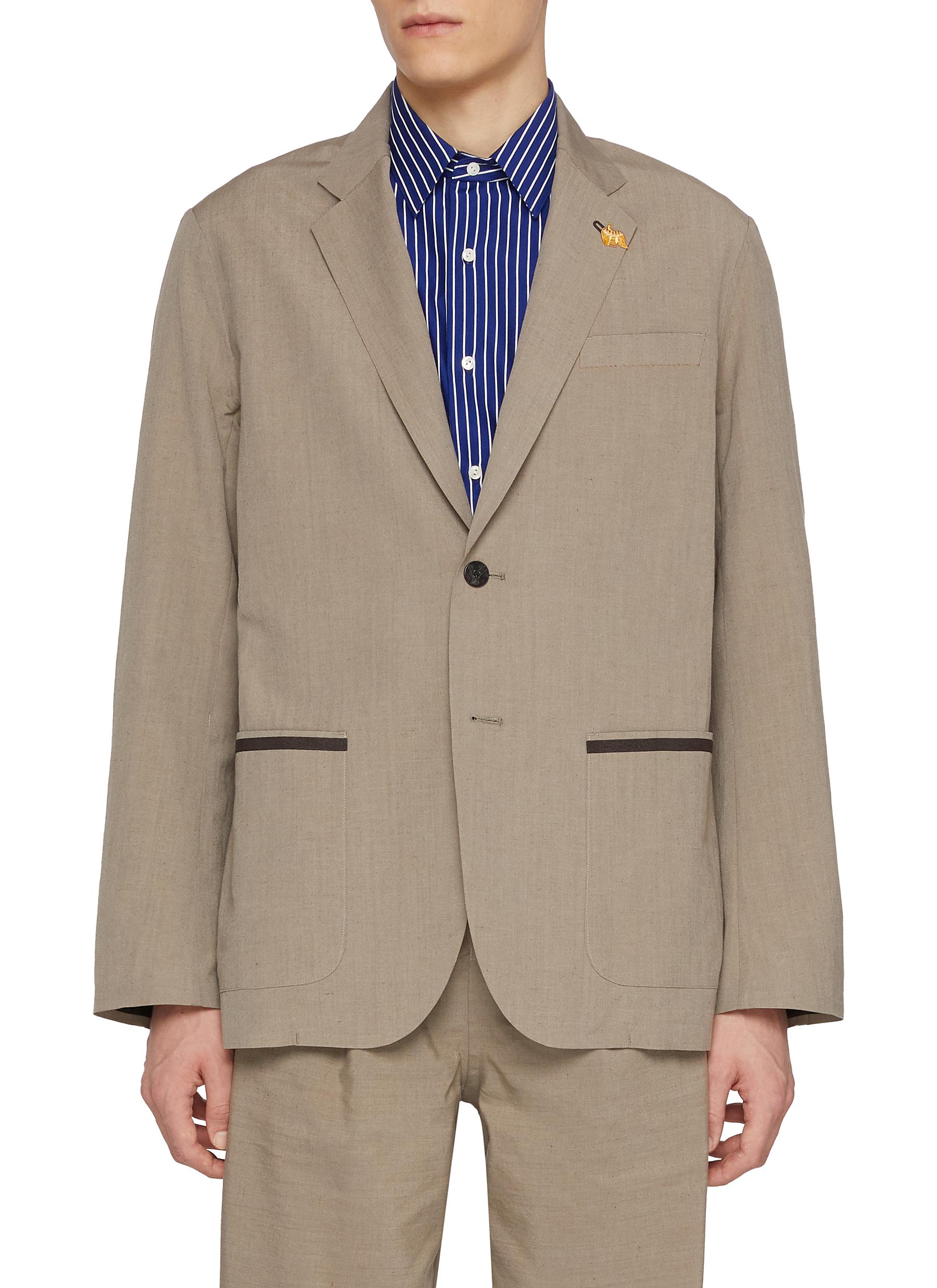 TECLOR | Notch Lapel Dickie Jacket | Men | Lane Crawford